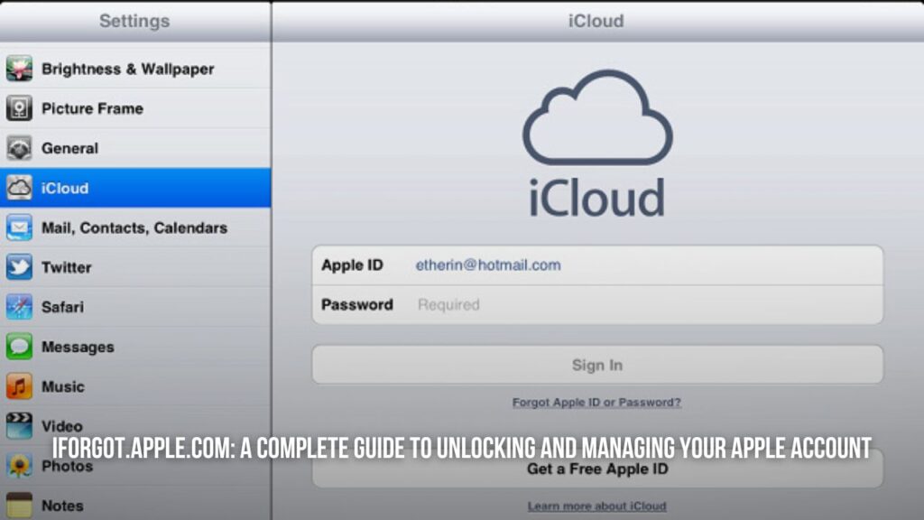 iForgot.apple.com: A Complete Guide to Unlocking